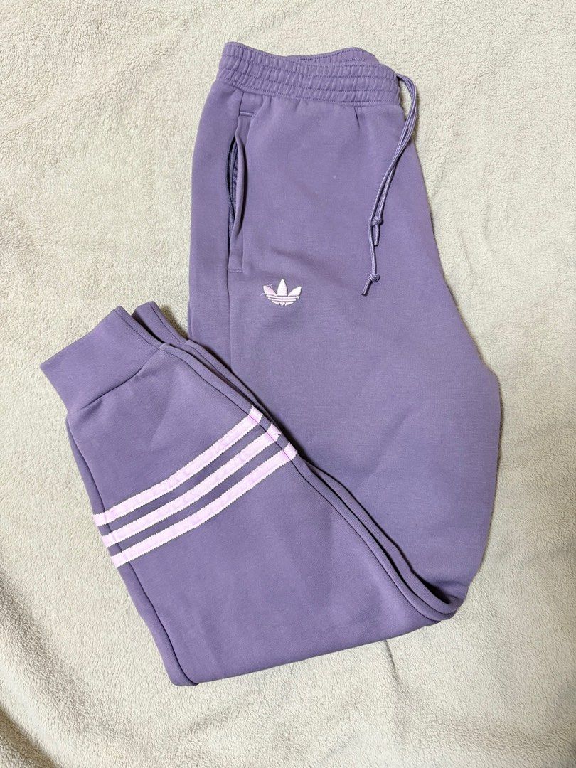 Adidas limited purple sweatpants (Category: Other Bottoms) located in Quezon City. Submitted by beabeys (Listing ID 1369290440, Image 2). Description: Used once only! Fits small to medium Bought from japan .