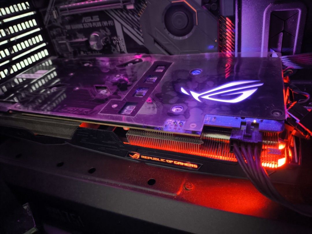 ASUS GTX 1070 OC 8GB (Category: Computer Parts) located in Manila. Submitted by majeystic. (Listing ID 1369180181, Image 3). Description: Lightly Used Used for daily applications and games only No overheating issues Original box PS: Negotiable.