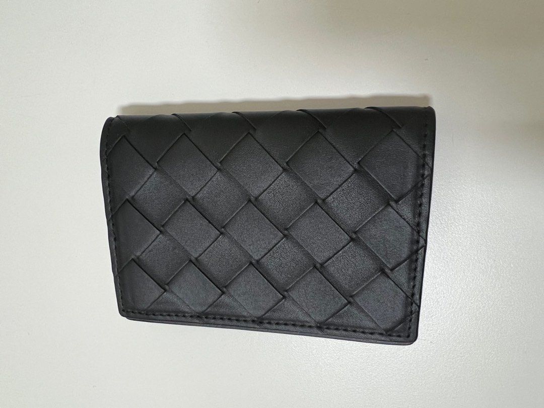 Authentic Bottega Veneta Card Holder Black (Category: Luxury Bags & Wallets) located in Quezon City. Submitted by breakmyfashion (Listing ID 1369282948, Image 2). Description: Mint condition as it was unused after unboxing. Made in Italy Comes with box and card. .