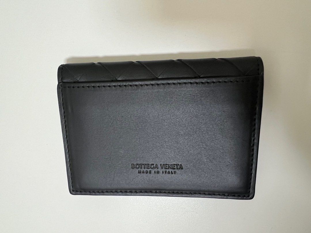 Authentic Bottega Veneta Card Holder Black (Category: Luxury Bags & Wallets) located in Quezon City. Submitted by breakmyfashion (Listing ID 1369282948, Image 3). Description: Mint condition as it was unused after unboxing. Made in Italy Comes with box and card. .