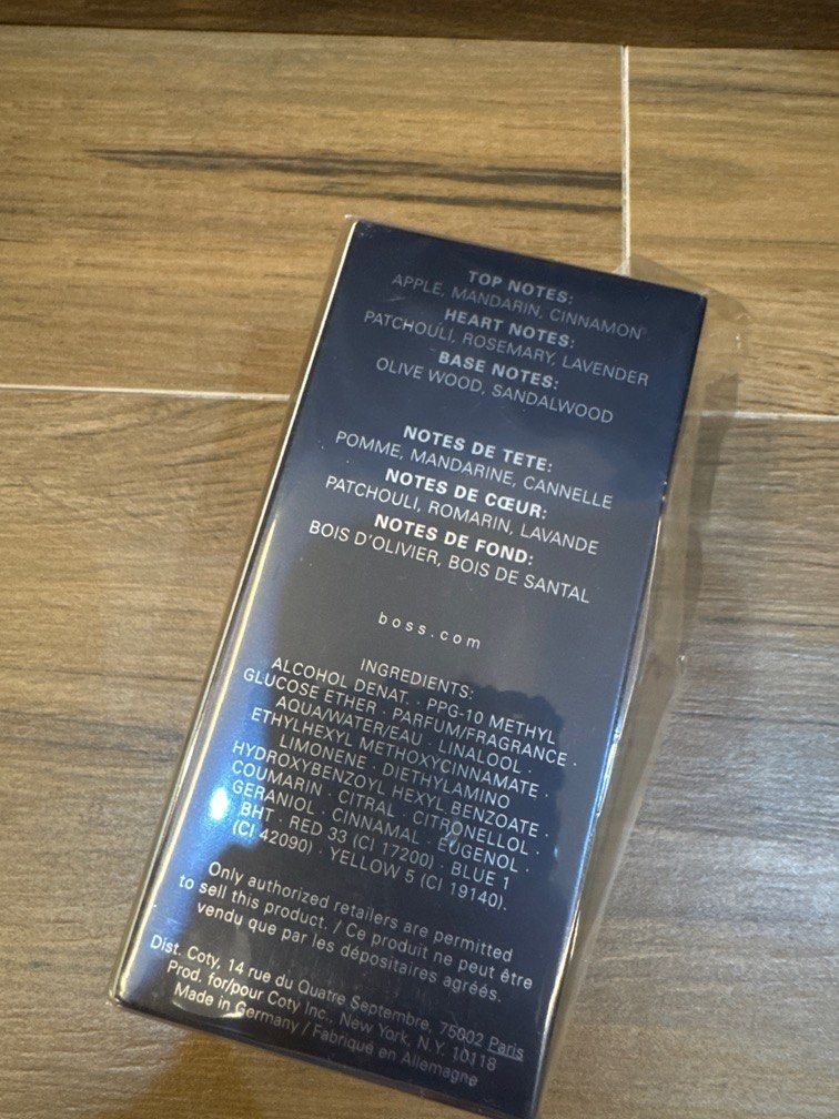 Boss Hugo Boss Bottled Infinite UNOPENED (Category: Fragrance & Deodorants) located in Makati City. Submitted by stellularx (Listing ID 1369247746, Image 2). Description: Unopened. May plastic pa. Stored lang siya. EDP. 100ml.