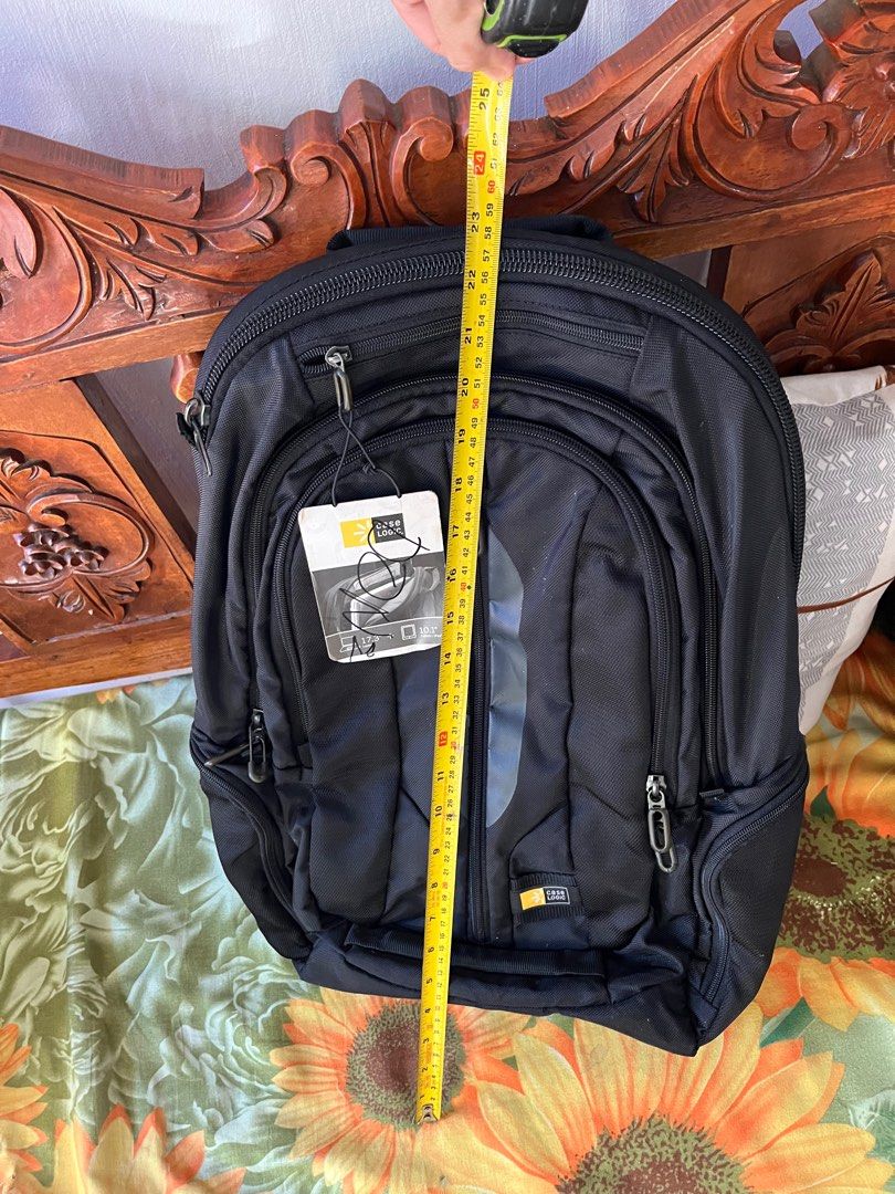 Case Logic Bag (Category: Backpacks) located in Quezon City. Submitted by 2nd_chances14 (Listing ID 1369180952, Image 3). Description: case logic black backpack naka stock lang unused with laptop compartment .