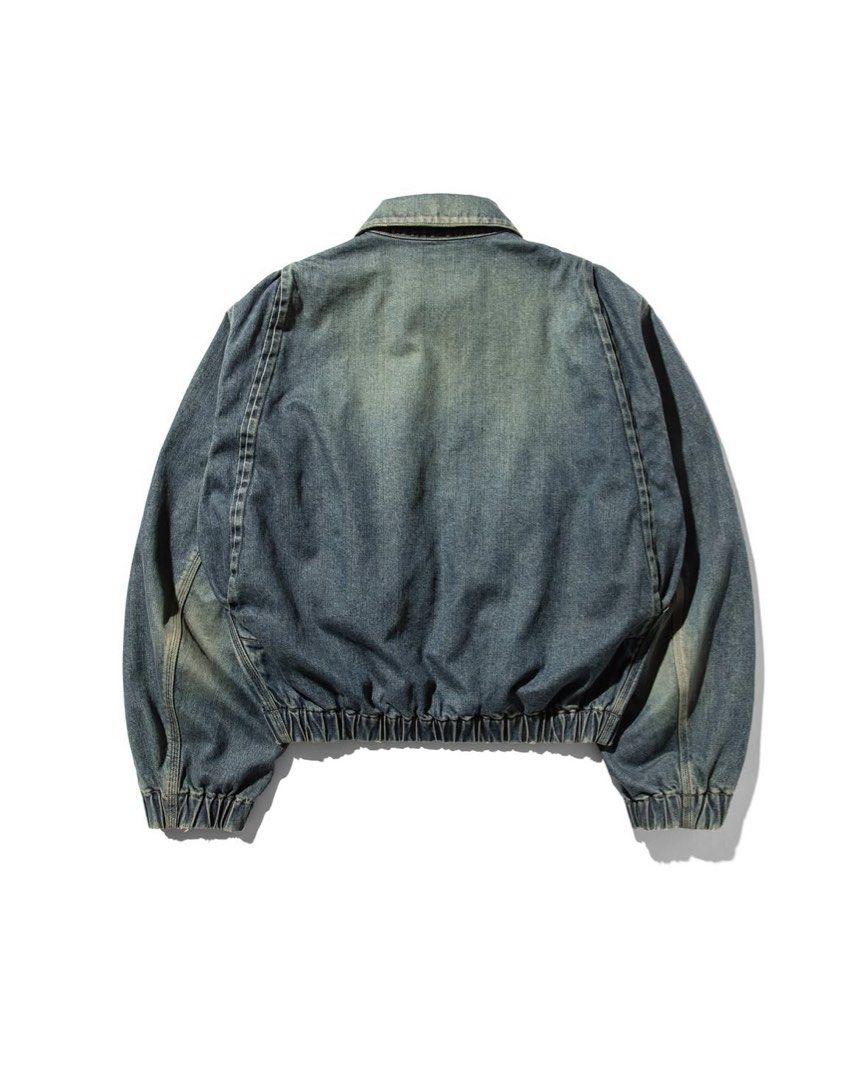 Clesste Vintage dyed selvedge denim worker jacket, 男裝, 外套及