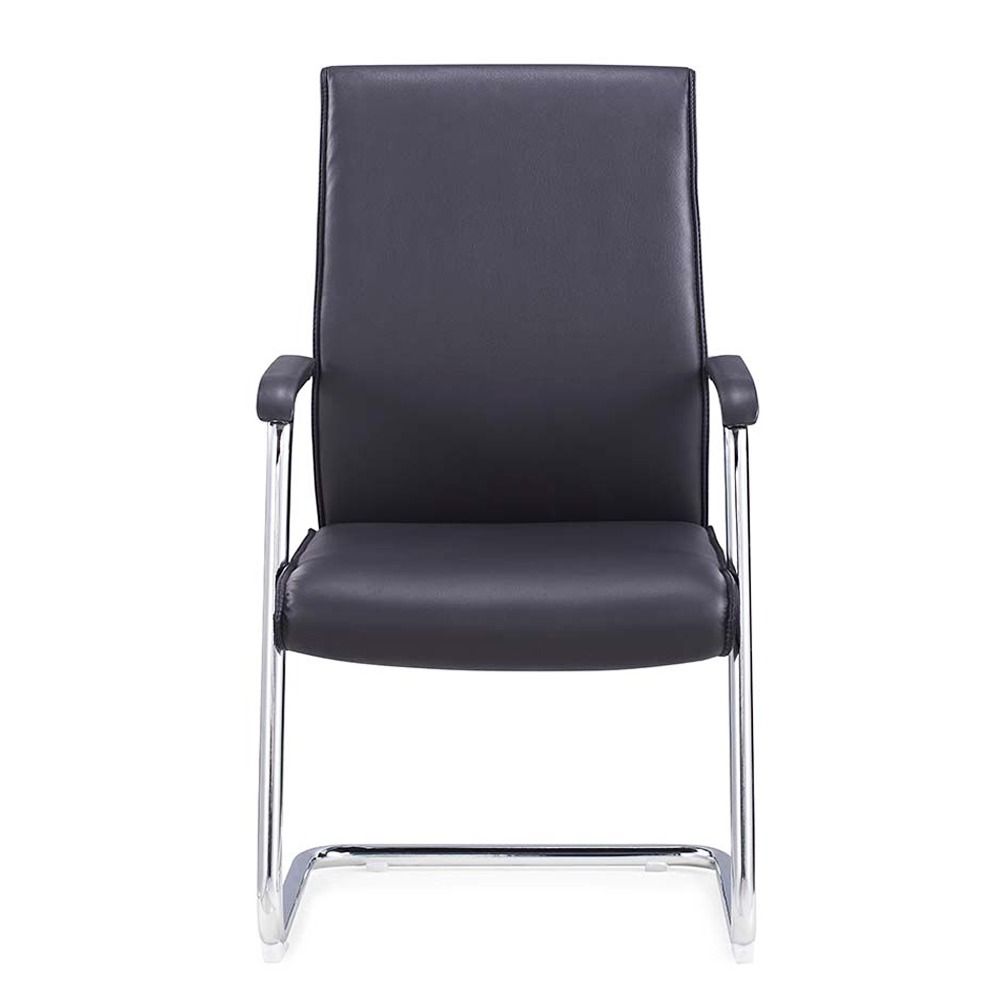 Ergodynamic Deluxe Sled Guest Chair (Category: Chairs) located in Makati City. Submitted by costuless_inc. (Listing ID 1369230553, Image 2). Description: Item Code: ELEGANT GST SALE PRICE: ₱5,199.00 Note: Price may change without prior notice. Ergodynamic Deluxe Sled Base PU Guest Chair ♡ Chair Seating Capacity: 80kgs ♡ Color: Black ♡ Square-shaped padded back ♡ Fixed Armrests ♡ Padded armrests to cushion arms and elbows ♡ Black bonded leather wi