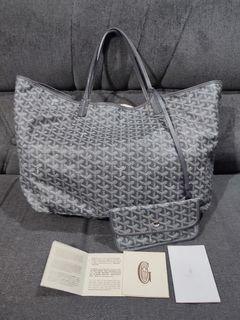 Goyard Gray Large Tote Bag