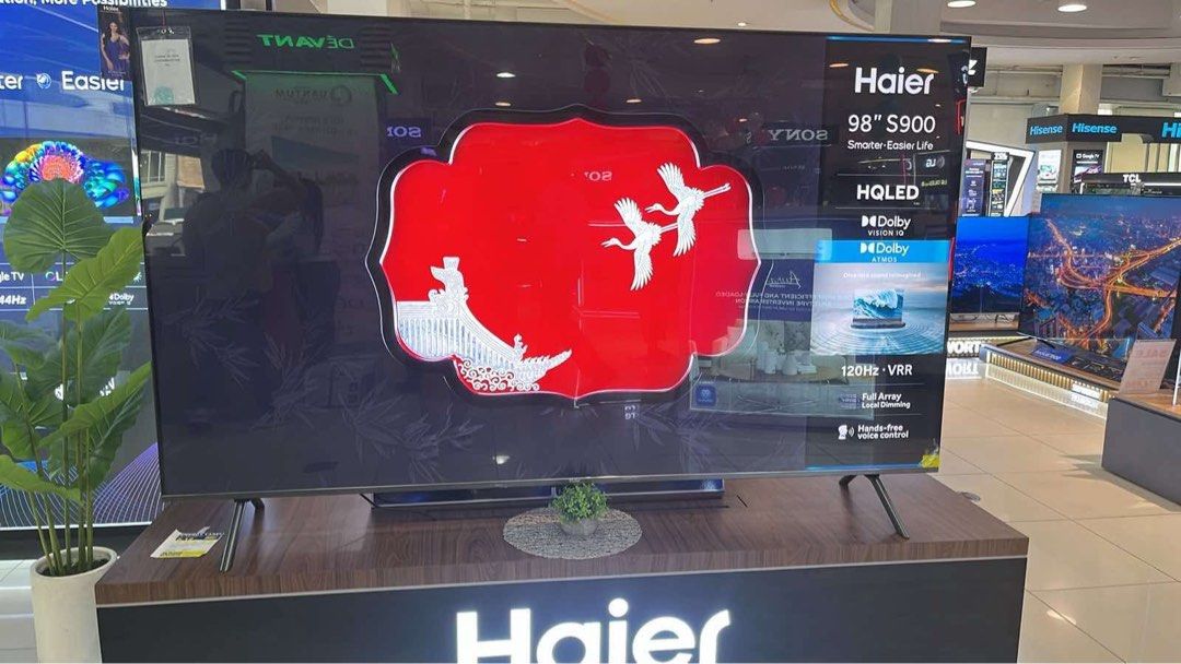HAIER LED GOOGLE TV (Category: TV) located in Quezon City. Submitted by annys.online (Listing ID 1369286733, Image 3). Description: Haier uhd TVs H50s800ux Srp 37,490 Cash 22,800 H55s800ux Cash 23,000 H65s800ux Srp 54,990 Cash 34,200 H75s750ux Srp 89,990 Cash 38,200 H85s800ux Srp 129,995 Cash 67,900 H58K68ug Srp 32,990 Cash 21,700 H55s80eux Srp 38,995 Cash 23,900 H65s80eux Srp 53,990 Cash 32,400 H50s80eux Srp 34,990 Cash 22,000 43s80eux Cash 17,8