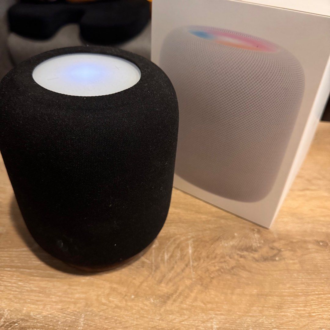 由 humor802 (刊登 ID 1369278438，圖片 1) 提交，位於 台中市 (Taichung) 的 homepod 二代 白色保固到2025/9/21 (類別：Soundbar、揚聲器、藍牙喇叭、耳擴)，說明：近全新 保固內 贈送編織防塵網。