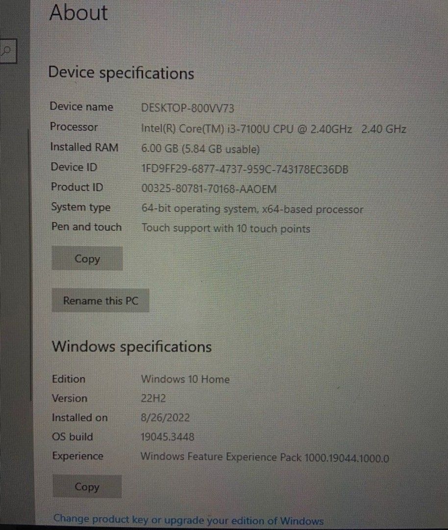 HP Pavilion X360 (Category: Laptops & Notebooks) located in Bulacan. Submitted by tamiyaaa (Listing ID 1369186010, Image 3). Description: HP Pavilion X360 - Intel 13 7th Gen @ 2.40GHz - 6GB RAM - 250GB - Windows 10 ✅️No dead pixels Issues: - Battery (needs to be plugged in for longer period of use) - Rubber lining around the frame are already removed - obvious signs of usage - Ghost touch, disabled touch screen RFS: transitioned to Macbook Negoti