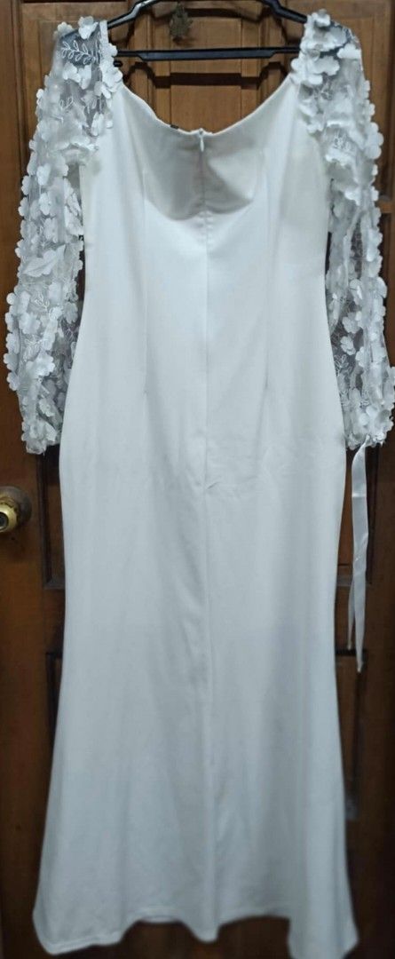 It girl long dress (Category: Dresses) located in Quezon City. Submitted by sidney12194 (Listing ID 1369276078, Image 2). Description: washed once but never been used. medium size but can fit to small size. 1000.00.