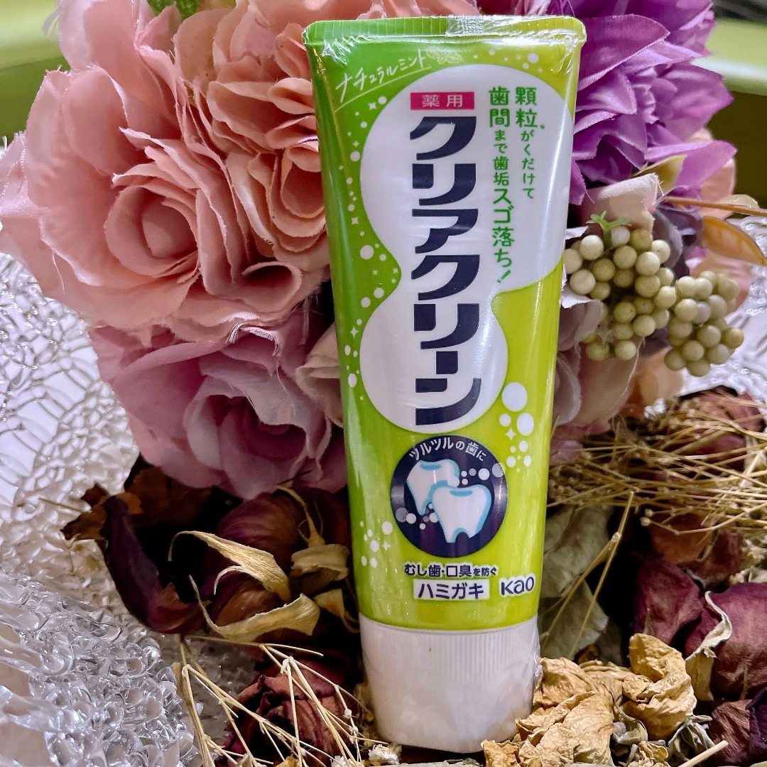 Made in Japan KAO CLEAR CLEAN Natural Mint Toothpaste Standing Tube ...