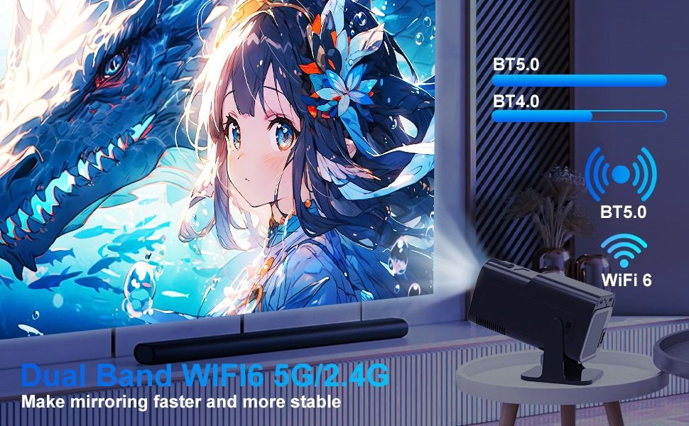 MagCubic mini Projector (My TV Super App, YouTube, Netflix, Disney ...