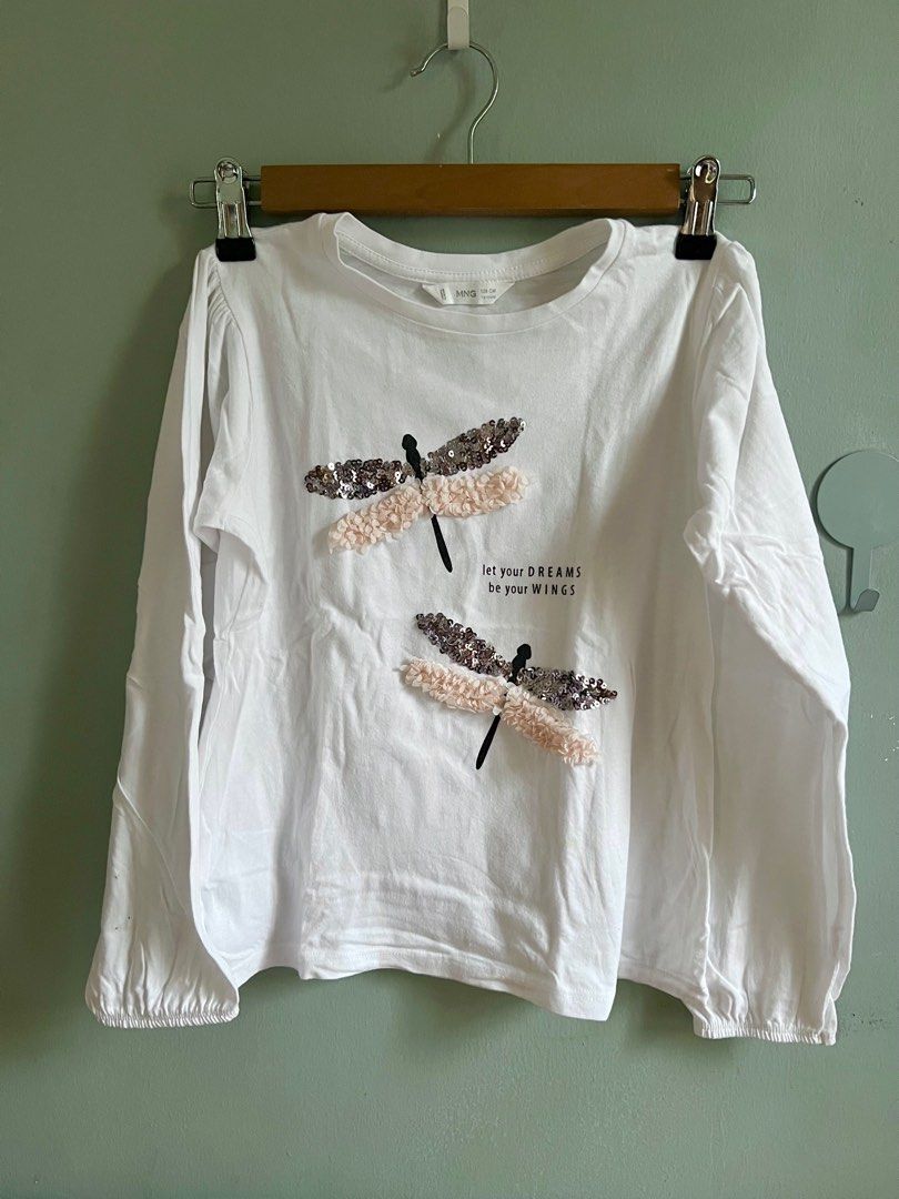 Mango Long sleeve top (Category: Babies & Kids Fashion) located in Marikina City. Submitted by sim_29 (Listing ID 1369286529, Image 1). Description: Size 7-8 on tag..
