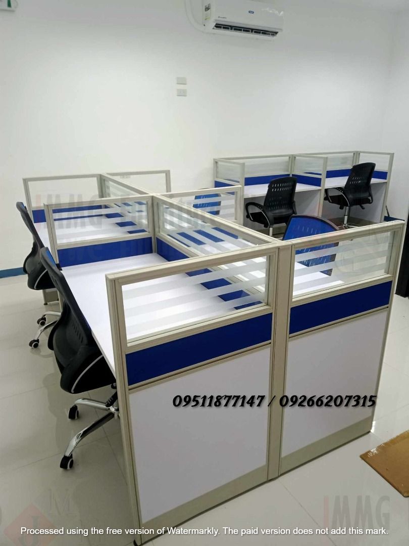 OFFICE PARTITION - OFFICE TABLE - CHAIR - CABINET (Category: Office Furniture & Fixtures) located in Caloocan City. Submitted by officefurniture_jessica (Listing ID 1369213766, Image 3). Description: Best Value Premium Quality Home & Office Furniture Shop 🏅 Upgrade your office with our wide selection of office furniture! • Ready-Made-Furniture - Office Chairs - Office Tables - Steel Lockers • Customized Furniture - Office Partitions - Office .Fu