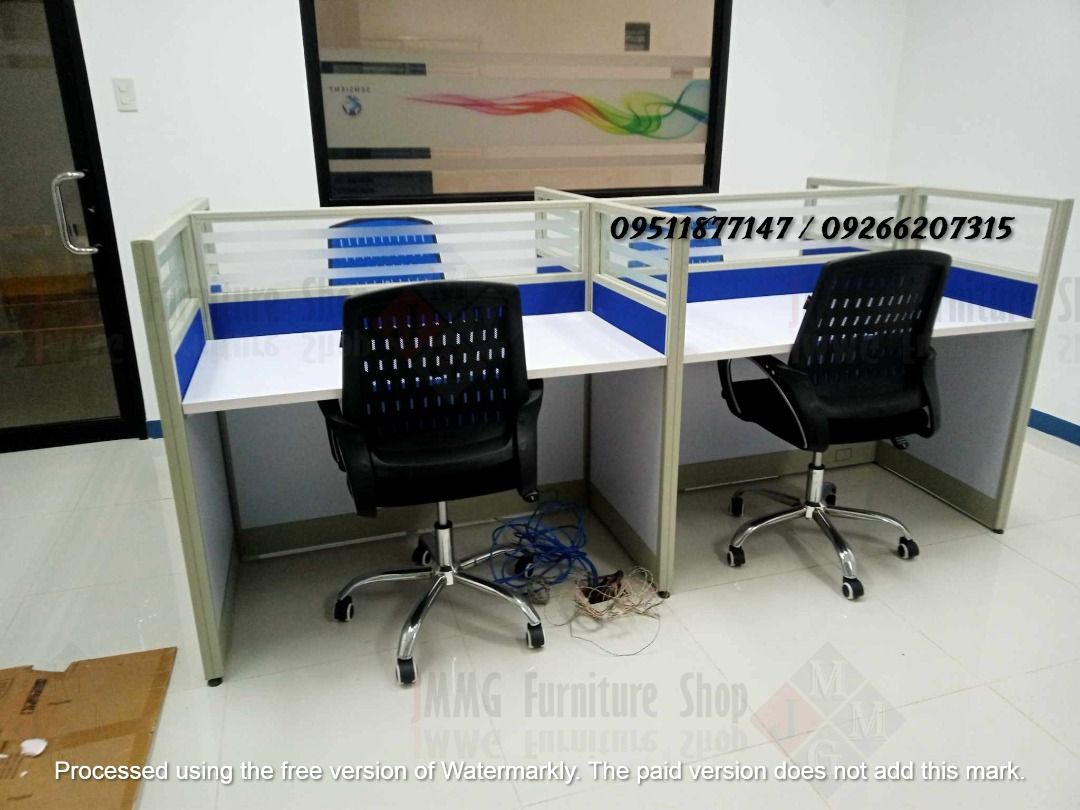 OFFICE PARTITION - OFFICE TABLE - CHAIR - CABINET (Category: Office Furniture & Fixtures) located in Caloocan City. Submitted by officefurniture_jessica (Listing ID 1369213766, Image 1). Description: Best Value Premium Quality Home & Office Furniture Shop 🏅 Upgrade your office with our wide selection of office furniture! • Ready-Made-Furniture - Office Chairs - Office Tables - Steel Lockers • Customized Furniture - Office Partitions - Office .Fu