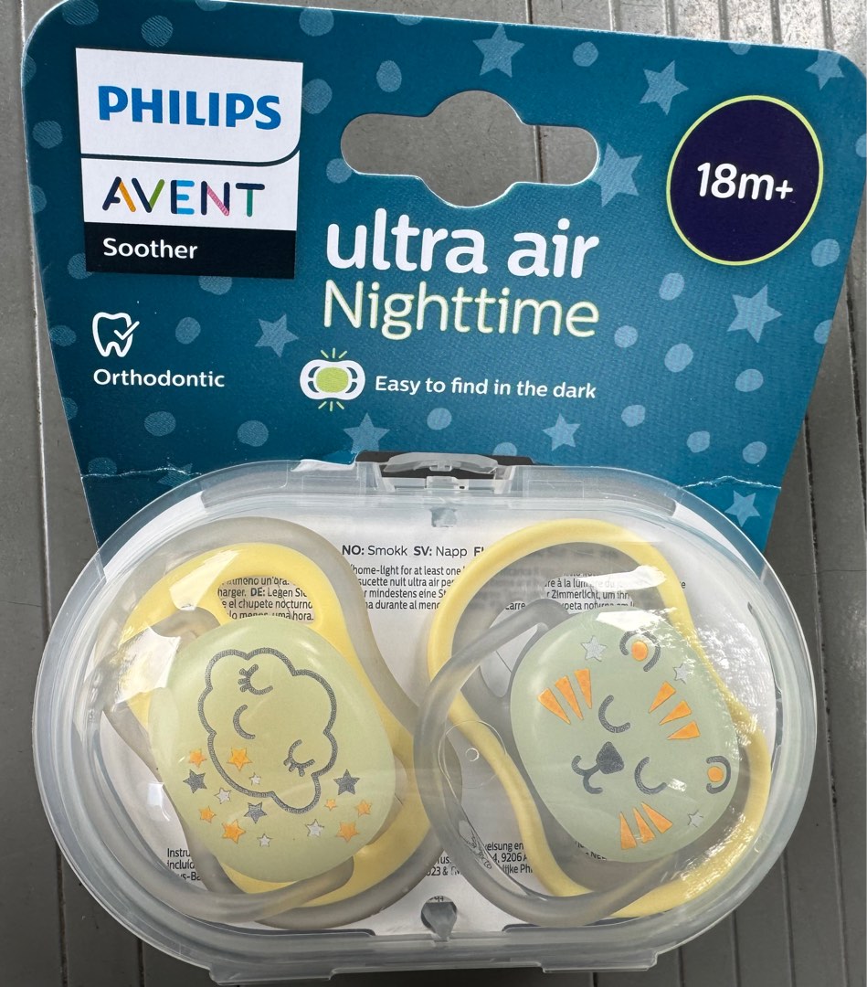 Philips ultra air pacifier 18M, Babies & Kids, Nursing & Feeding ...
