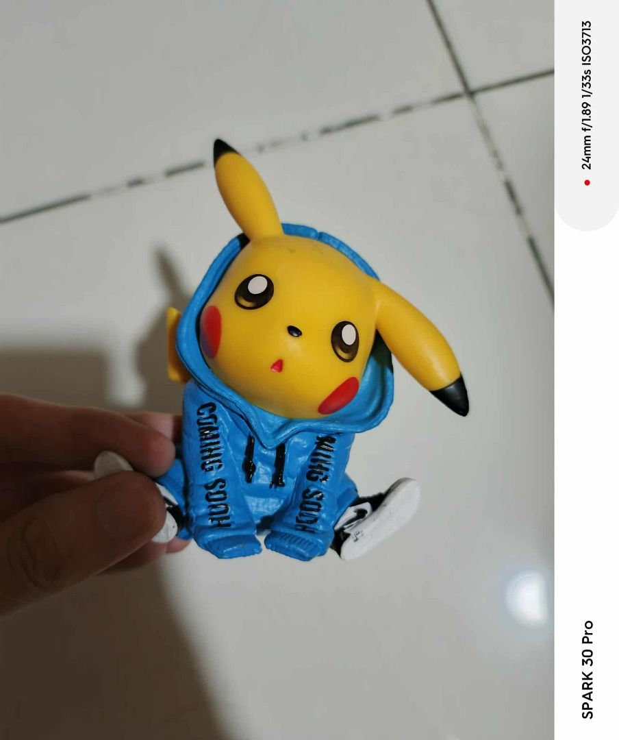 Pikachu hoodie figure (Category: Designer & Blind Box Toys) located in Manila. Submitted by awesomevids2k (Listing ID 1369241770, Image 1). Description: pikachu hoodie figure pokemon pikachu collectible cute pikachu figure pokemon hoodie toy pikachu vinyl figure kawaii pokemon figure pikachu fan gift pokemon figure collectible pikachu figure for sale pokemon plush figure.