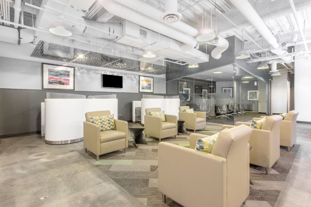 Professional office space in Regus Skytech IT Park on fully flexible terms (Category: Commercial) located in Manila. Submitted by regus_official (Listing ID 1369148483, Image 3). Description: This offer includes private serviced office space for 2 workstations and additional access to the shared areas: meeting rooms, open coworking area, lounge, coffee point and reception area with the office equipment. Office sizes and pricing are subject to ava