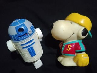 SNOOPY vintage coinbank /Starwars toy