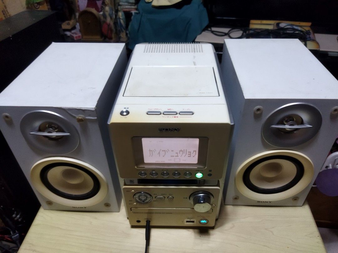 SONY M35WM Component System (Category: Soundbars, Speakers & Amplifiers) located in Pasay City. Submitted by marineljapansurplus (Listing ID 1369169328, Image 2). Description: SONY M35WM Component System Good pang Aux-in Power 100v 45W (need transformer) CD/MD & cassette not working as is... speaker impedance 8ohms Price 2,200 Cabrera Pasay City.