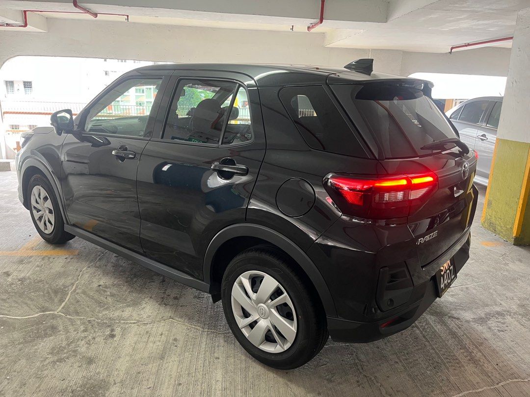 Toyota Raize (Category: Car Rental) located in Singapore. Submitted by allmotoring.sg (Listing ID 1369192649, Image 3). Description: Deposit 1k for personal usage, PHV additional $80, covers road tax, insurance & maintenance .