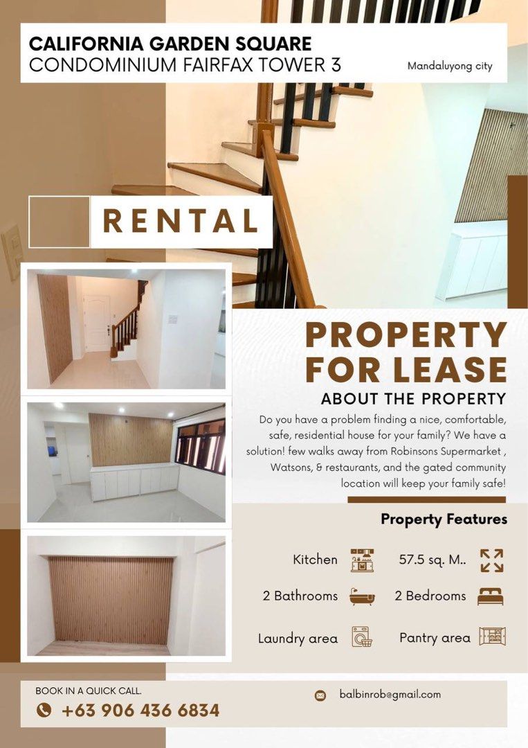 Two Floors 2 BD Condo Unit in Mandaluyong (Category: Apartments & Condos) located in Pateros City. Submitted by lesleedr (Listing ID 1369163130, Image 1). Description: 57.5 sqm 2 bedroom 2 floors 2 bathroom Kitchen Living Room Laundry Area Stock Room.