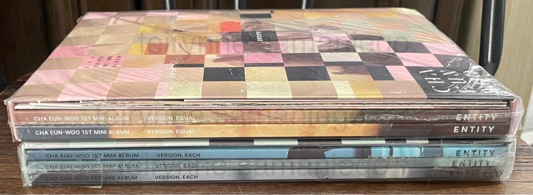 UNSEALED CHA EUN WOO ENTITY ALBUM Set (Category: K-Wave Merchandise) located in Pasay City. Submitted by declutteringsale_en (Listing ID 1369200427, Image 2). Description: UNSEALED with COMPLETE INCLUSIONS wts lfb ph | onhand — payo | dop with NRDP 50% — gcash | direct j&t loc: pasay, metro manila reply/dm to claim! .