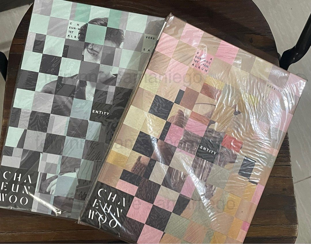 UNSEALED CHA EUN WOO ENTITY ALBUM Set (Category: K-Wave Merchandise) located in Pasay City. Submitted by declutteringsale_en (Listing ID 1369200427, Image 1). Description: UNSEALED with COMPLETE INCLUSIONS wts lfb ph | onhand — payo | dop with NRDP 50% — gcash | direct j&t loc: pasay, metro manila reply/dm to claim! .
