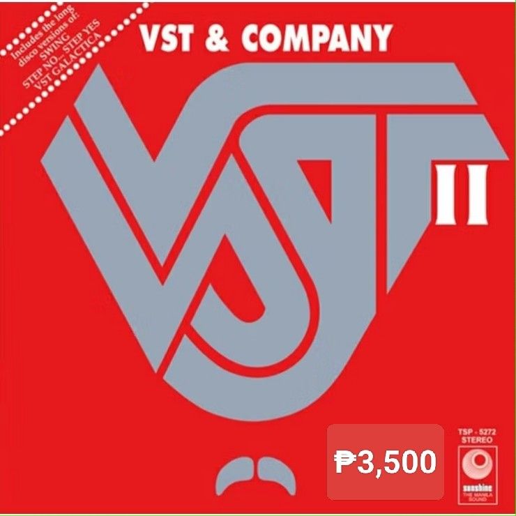 VST & Co. - VST 1, 2, 4 vinyl (Category: Vinyls) located in Manila. Submitted by ramonrobin.cruz (Listing ID 1369226018, Image 2). Description: VST & Co. - VST 2 = ₱3,500 VST & Co. - VST 1 = ₱3,500 VST & Co. - VST 4 = ₱3,500 brand New sealed made in Germany.