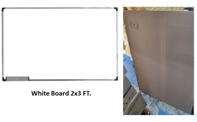 White Board 2x3 FT. (For writing, presentation, menu, etc.) (Category: Office Furniture & Fixtures) located in Manila. Submitted by golden888onlineshop (Listing ID 1369167798, Image 1). Description: White Board 2x3 FT. (For writing, presentation, menu, etc.) Suitable to Use at Home, Offices and Schools. Works Well with Any Whiteboard Marker. Ultra Dry Erase Board with White Lacquered Aluminum Frame. Leading wholesale distributor of high-quality s