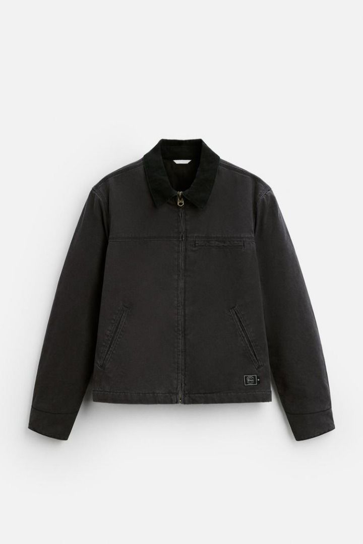 Zara Carhartt style work jacket (Category: Coats, Jackets and Outerwear) located in Manila. Submitted by el.declutter (Listing ID 1369307040, Image 2). Description: bought a few months ago for 4,6k rfs: used once lang, di na ginagamit nasa cabinet lang a bit negotiable for sure buyer MOP:GCASH COURIER: LALAMOVE around metro manila/J&T shipping fee shouldered by buyer.