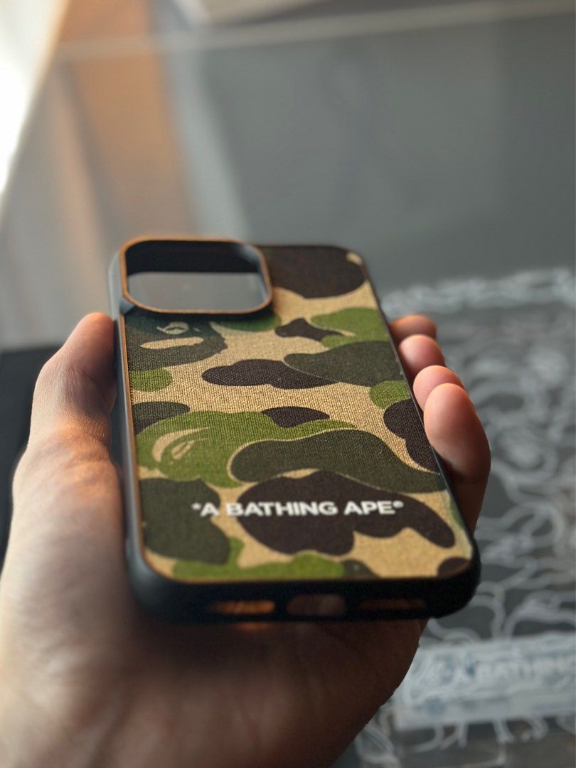 15 Pro Max A Bathing Ape Case bape (Category: Cases & Sleeves) located in Manila. Submitted by chuckcool (Listing ID 1369477046, Image 2). Description: For sale bape case for 15 pro max Slightly used No issue For lalamove pickup only North caloocan loc Aape Bape Abc Camo Camouflage .