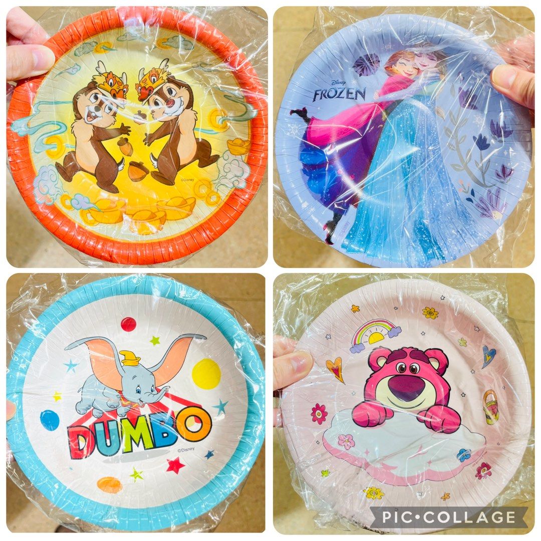 現貨 🍽️ 派對紙碟 (每包6隻) 正版 迪士尼 魔雪奇緣 / 小飛象 / 勞蘇 / 大鼻與鋼牙公仔 食物零食蛋糕紙碟 兒童生日派對 百日宴 結婚派對 聖誕派對 萬聖節派對 餐飲用品 餐桌用品 即棄紙碟 DISNEY CARTOON FROZEN ANNA ELSA / CHIPS & DALE / DUMPO BIRTHDAY WEDDING CHRISTMAS XMAS WEDDING NEW YEAR PARTY PAPER PLATES （分類：餐具和餐具）位於 Hong Kong。 由 swroom 提交（商品編號 1369467555，圖片 1）。簡介： 💖$65 ( 6隻 ), $120 ( 12隻 ) ，全新未開封 🎁節日銷情迅速請早訂購，售完即止‼️ 🛍更多卡通精品玩具FOLLOW US ： carousell.com/swroom 📥INBOX 購買請提供以下資料 ： ▫️ 款式及件數 ▫️付款方式 : PAYME / FPS / ALIPAYHK ▫️郵寄