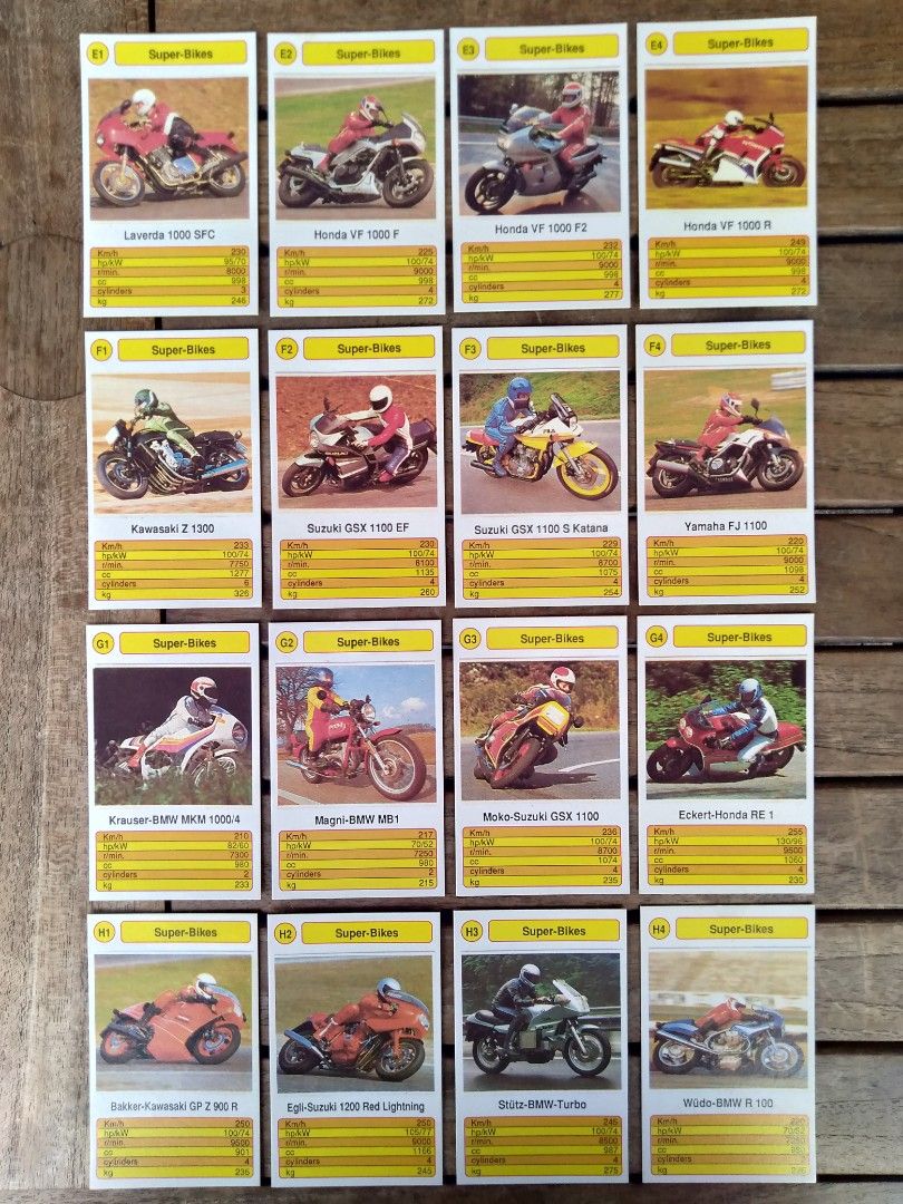 Ace Super Trump: Super-Bikes (Category: Vehicle & Diecast Models) located in Manila. Submitted by ToycoonInternationalSurplus (Listing ID 1369452209, Image 3). Description: Condition: VG+ only unused personally but not brand new as well..