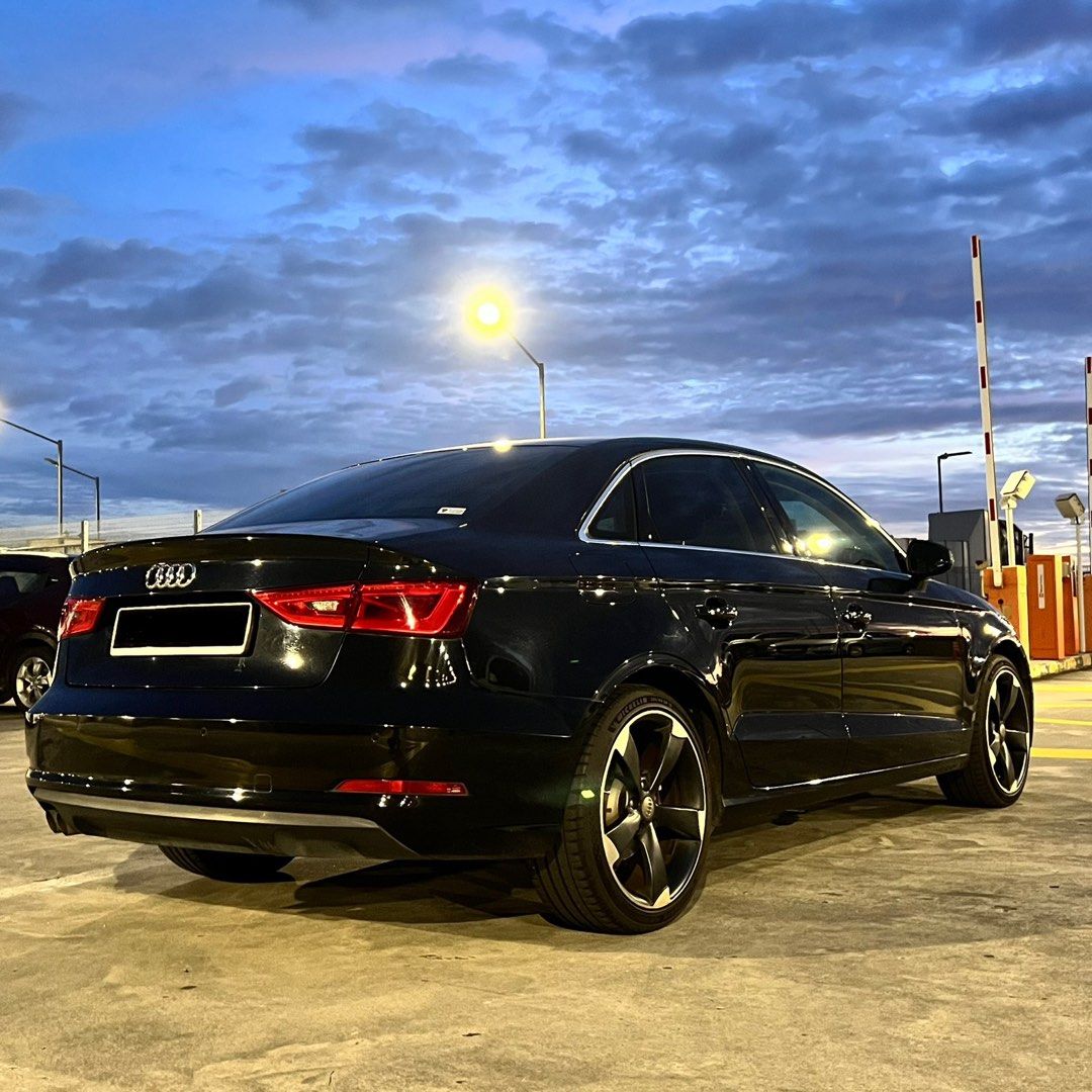 Audi A3 Sedan 1.4 TFSI S-tronic Ambiente (A) (Category: Used Cars) located in Singapore. Submitted by helixleasing (Listing ID 1369475035, Image 3). Description: ☝🏻 One Transfer Count! ✨ Vehicle Well Maintained, Interior and Exterior in Good Condition 💺 Leather Seats ⛽️ Fuel Efficient 🛞 Michelin Tyres 🚗 Reverse Sensor, Parking Assist 💰 In House Loan/Bank Loan available 🚙 Trade-ins available 💬 View and test for yourself! DM to book an appoi