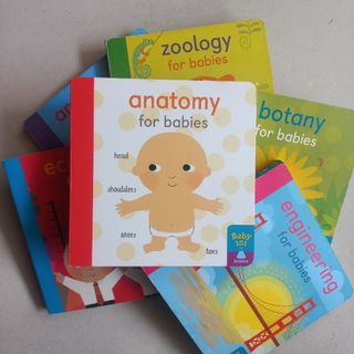 Buku anak import boardbook baby 101 anatomy for babies children
