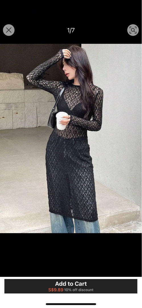 See Through Softy Top Black