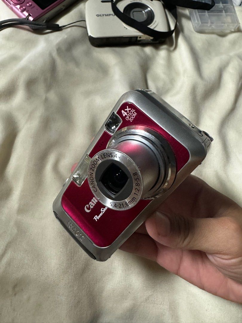Canon Powershot A460 (Category: Cameras) located in Cebu City. Submitted by gilejehhk (Listing ID 1369460301, Image 2). Description: Canon Powershot A460 Color: dark pink 5megapixels Unit, 2 double AA batteries and sd card only ₱3,500.
