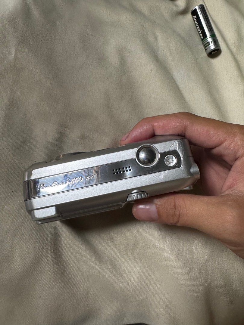 Canon Powershot A460 (Category: Cameras) located in Cebu City. Submitted by gilejehhk (Listing ID 1369460301, Image 3). Description: Canon Powershot A460 Color: dark pink 5megapixels Unit, 2 double AA batteries and sd card only ₱3,500.