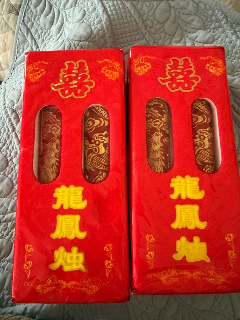 Chinese wedding candles