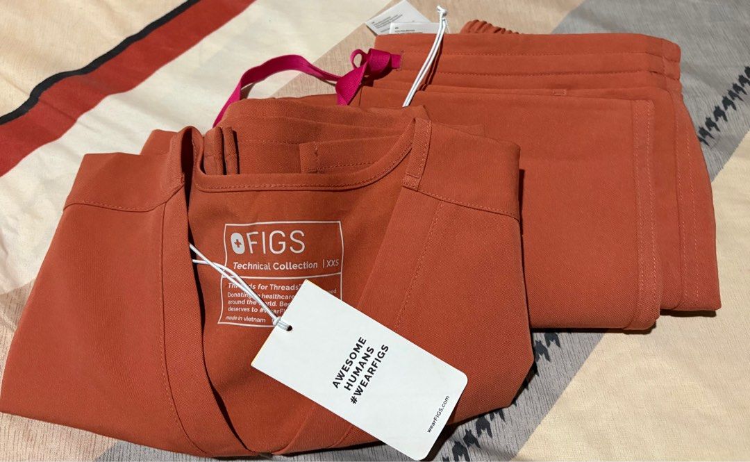 FIGS Scurb Suit (Category: Sets or Coordinates) located in Davao. Submitted by my_picks (Listing ID 1369486947, Image 2). Description: Selling following FIGS scrubs: OASIS - ❌SOLD❌ XXS Catarina Top XXS- P Zamora Pants SEA MIST XXS Casma Top XXS- P High Waisted Yola Pants BLACK - ❌SOLD❌ XS Inala Slim Scrub Top XS- P Kade Cargo Scrub Pants JADE - Brand new with tags -❌SOLD❌ XXS Catarina One-Pocket Scrub Top XXS- P Zamora 2.0 Jogger Scrub Pants JADE