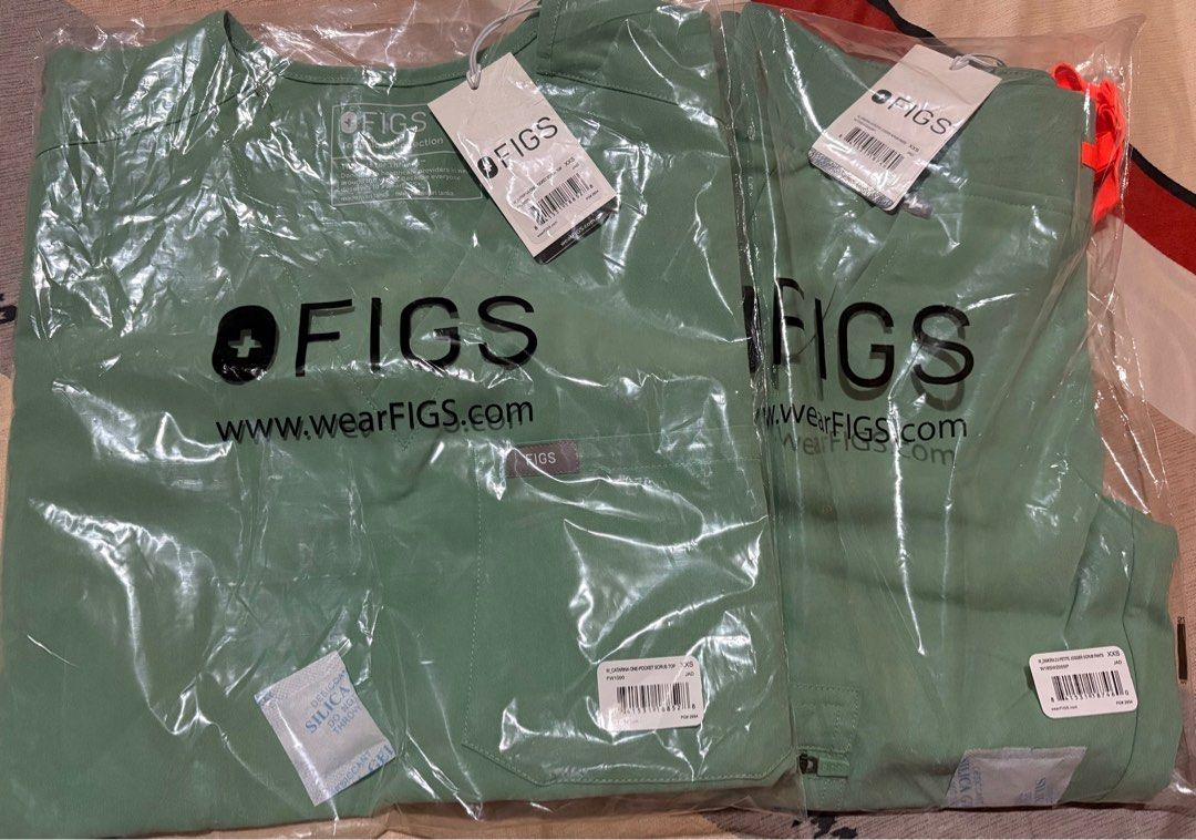 FIGS Scurb Suit (Category: Sets or Coordinates) located in Davao. Submitted by my_picks (Listing ID 1369486947, Image 3). Description: Selling following FIGS scrubs: OASIS - ❌SOLD❌ XXS Catarina Top XXS- P Zamora Pants SEA MIST XXS Casma Top XXS- P High Waisted Yola Pants BLACK - ❌SOLD❌ XS Inala Slim Scrub Top XS- P Kade Cargo Scrub Pants JADE - Brand new with tags -❌SOLD❌ XXS Catarina One-Pocket Scrub Top XXS- P Zamora 2.0 Jogger Scrub Pants JADE