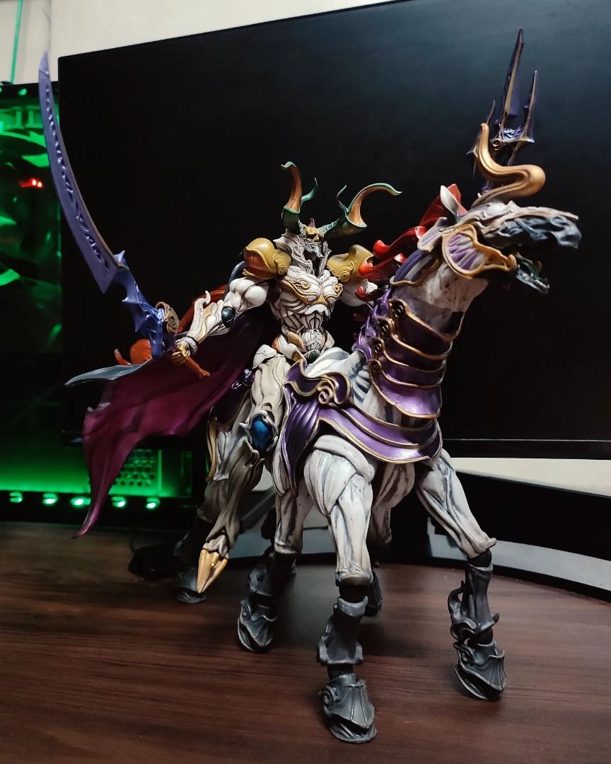 Final Fantasy ODIN Bring Arts K.O (Category: Figurines & Statues) located in Quezon City. Submitted by ver557 (Listing ID 1369326039, Image 2). Description: Final Fantasy ODIN Bring Arts K.O (fake) PRICE 3000 Fair condition please read. complete accessories as far as i know. basically What you see what you get! Issues:Broken Jaw peg of the horse but can still attach and Missing armor mini in the left side waist, horse legs are loose but can still