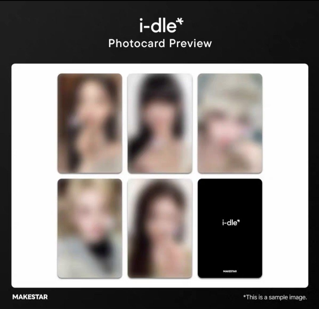 (G)I-DLE gidle makestar 特典 トレカ セット fate G)I-DLE GIDLE Two 2 Makestar Fate Special Lucky Draw LD