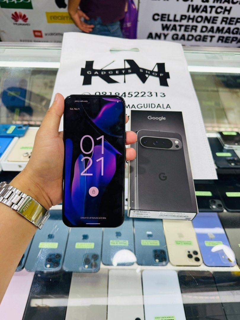 Google Pixel 9 Pro XL 5G 256GB Openline US Variant (Category: Google Pixel) located in San Juan City. Submitted by Khalidmgdla08 (Listing ID 1369451658, Image 3). Description: FOR SALE | TRADE/SWAP Price: 46,000 On hand: Pixel 9 Pro XL✔️ 256GB ✔️ OPENLINE ✔️ US VARIANT ✔️ 100% Original ✔️ 99% Makinis ✔️ 99% Smooth ✔️ NOT REFURB ✔️ NO HIDDEN ISSUES ✔️ NEVER BEEN REPAIRED ✔️ TEST TO SAWA✔️ FREE 3-UTOOLS ✔️ ANY MODEL OF IPHONE AND SAMSUNG ARE AVAILA