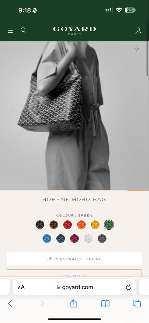 Goyard Boheme (Category: Luxury Bags & Wallets) located in Tarlac. Submitted by cxluxecloset (Listing ID 1369445700, Image 3). Description: Accepting Pre-order ETA: June 01,2025.