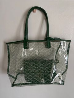 Goyard transparent tote