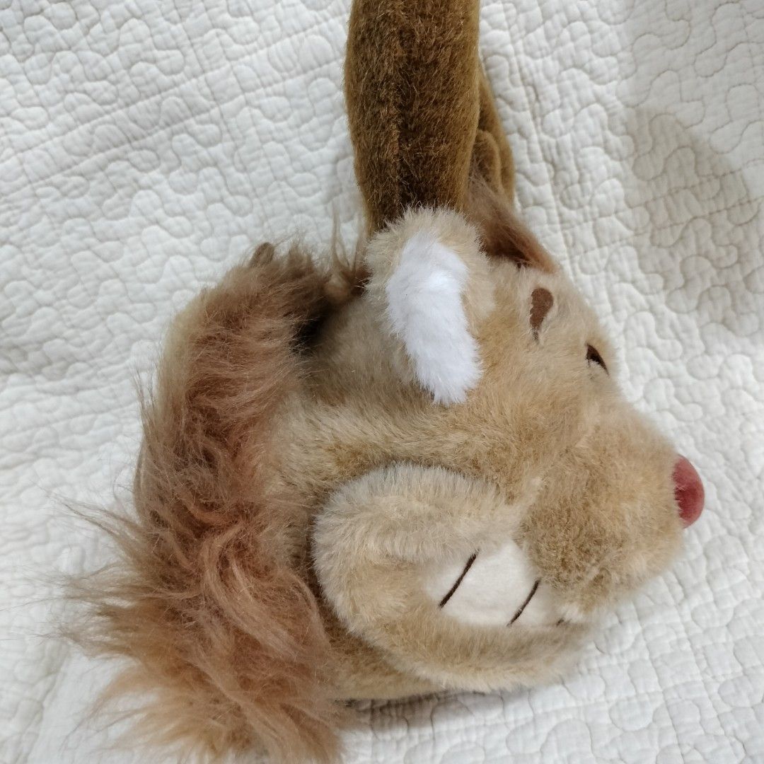 GRINNING REINDEER PLUSH HEAD (Category: Plushies & Soft Toys) located in Imus. Submitted by viaysthriftshop (Listing ID 1369332753, Image 3). Description: GRINNING REINDEER PLUSH HEAD ▪️Like new condition ▪️height- 12"H x 7"W x 8.5"L ▪️authentic from Japan thrift box MOP ▪️GCASH ▪️Sh0pee COD/SPaylater ₱ (or any Sh0pee payment method) MOD ▪️Sh0pee Check out ▪️regular J&T ▪️lalamove (payment first thru Gcash) ▪️Sh0pee Store- VIAY'S THRIFT SHOP ▪️Lo