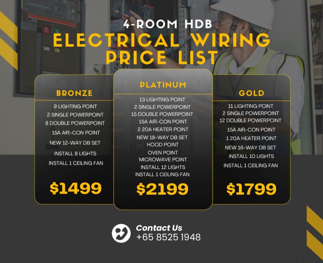 Electrical/Bto HDB rewiring/Direct electrical services/Licensed electrician/Rewiring whole house/Lighting and electrical/Certified electrician62863093326977111