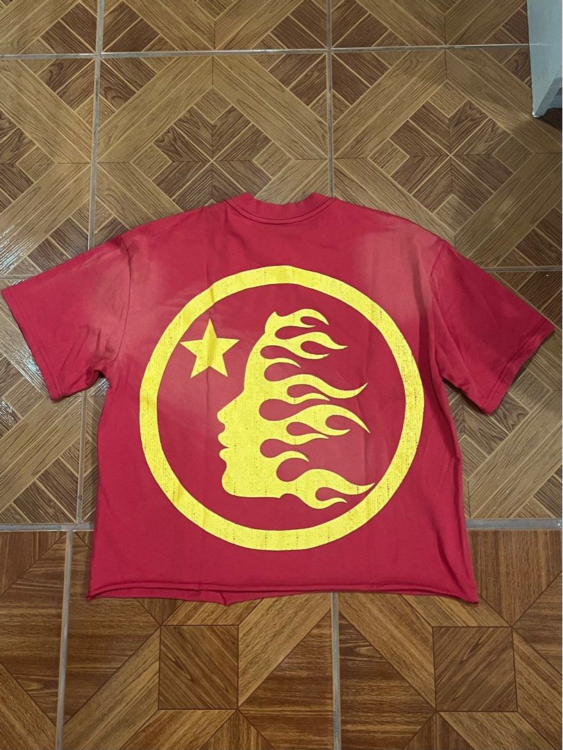 HELLSTAR sports no guts no glory tee (cropped) (Category: Tshirts & Polo Shirts ) located in Manila. Submitted by ihatestars (Listing ID 1369391192, Image 3). Description: measurements laid flat: - length: 25.5in - width: 23in never used dm for queries:).
