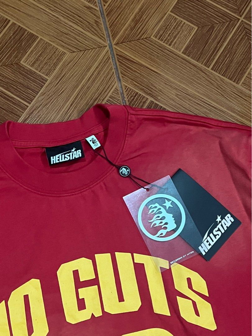 HELLSTAR sports no guts no glory tee (cropped) (Category: Tshirts & Polo Shirts ) located in Manila. Submitted by ihatestars (Listing ID 1369391192, Image 2). Description: measurements laid flat: - length: 25.5in - width: 23in never used dm for queries:).